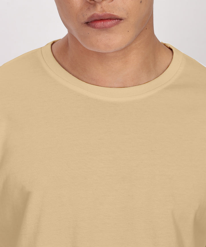 MEN'S RELAXED FIT CREAM TSHIRT