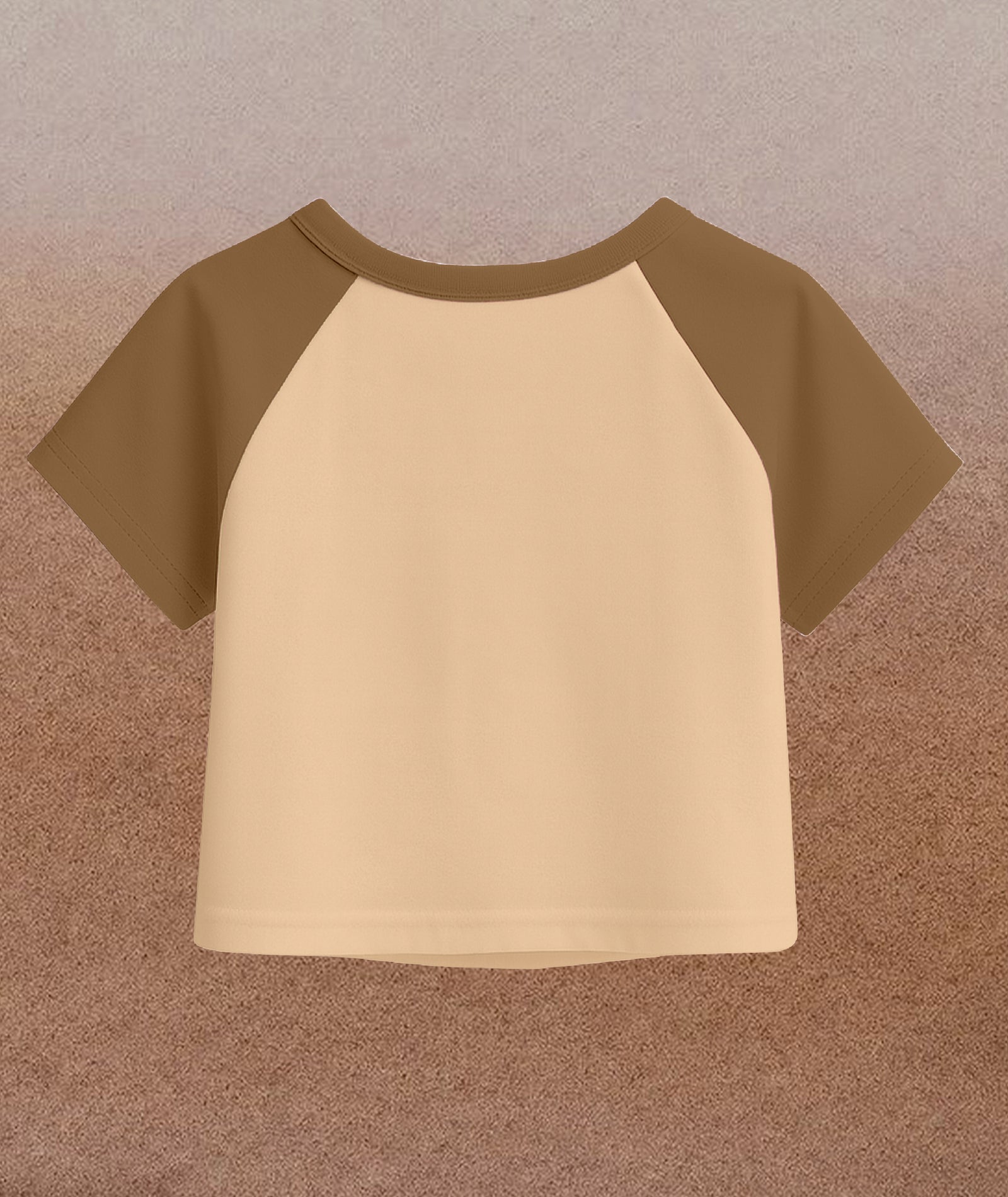 Womens Crop Top with Raglan Sleeve