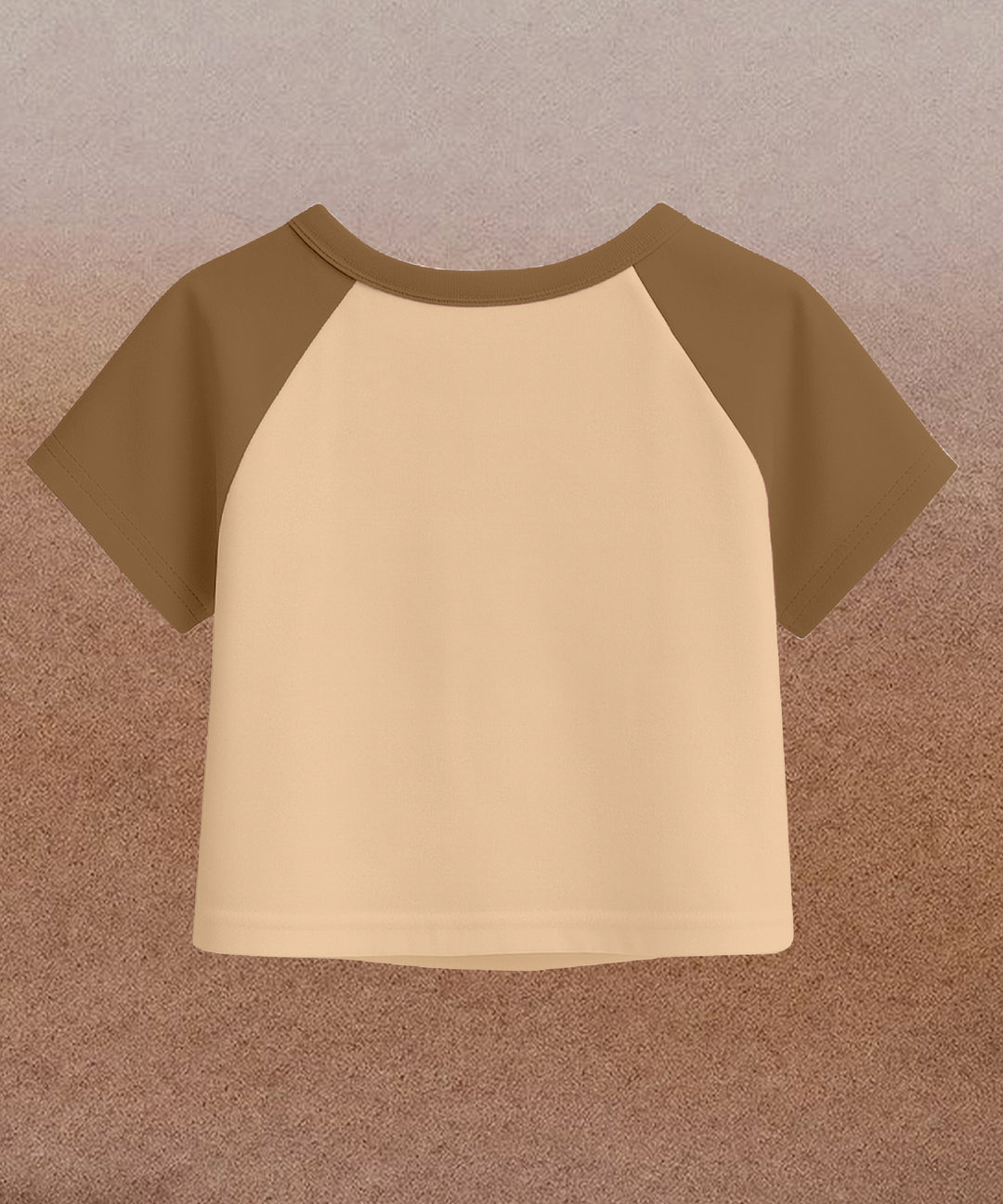 Womens Crop Top with Raglan Sleeve