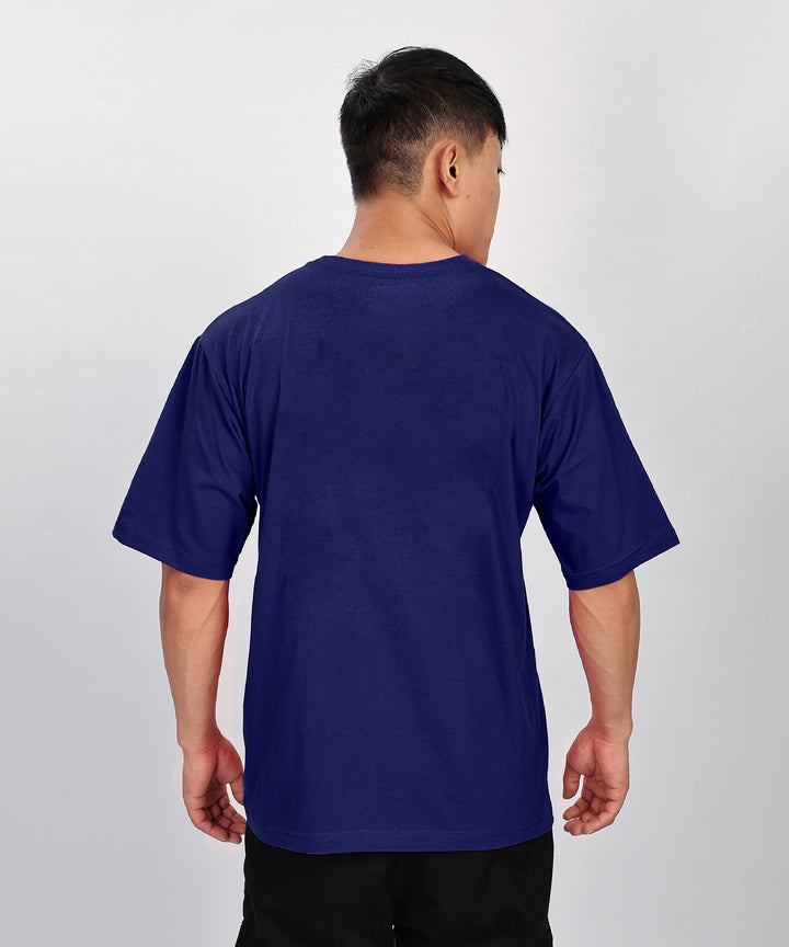 Men's Relaxed Fit Dark Blue Tshirt