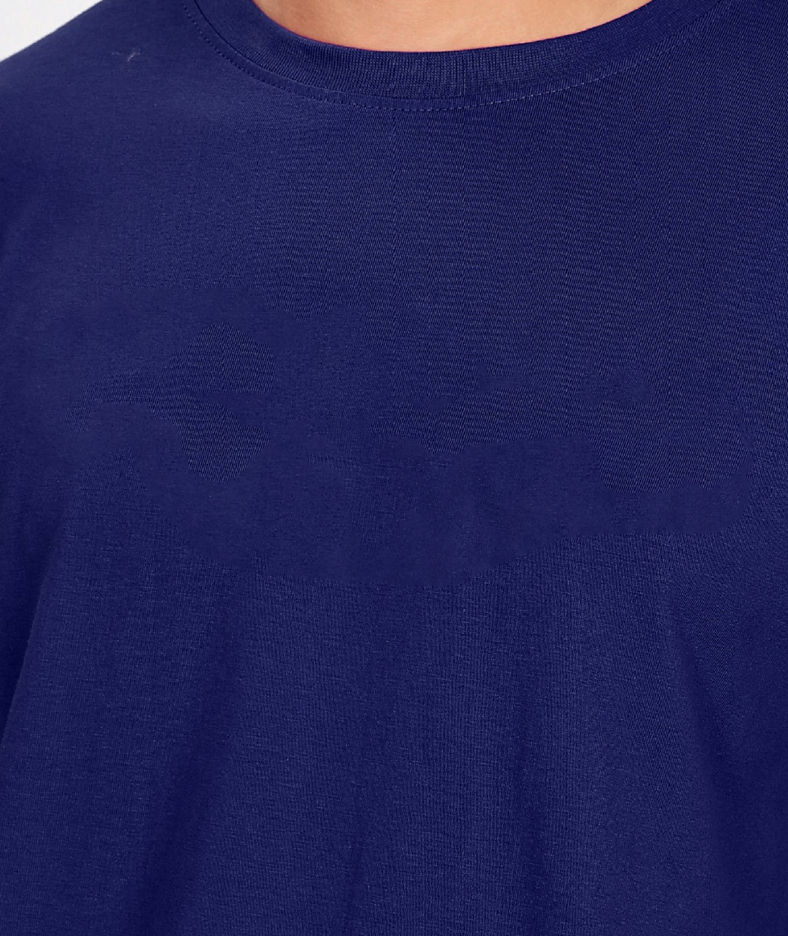Men's Relaxed Fit Dark Blue Tshirt