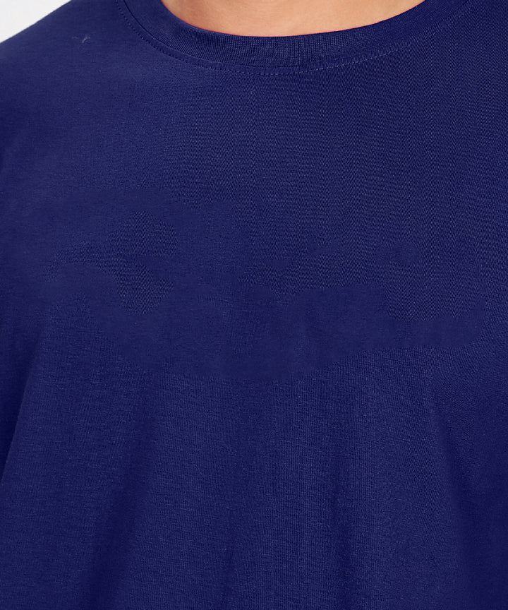 Men's Relaxed Fit Dark Blue Tshirt