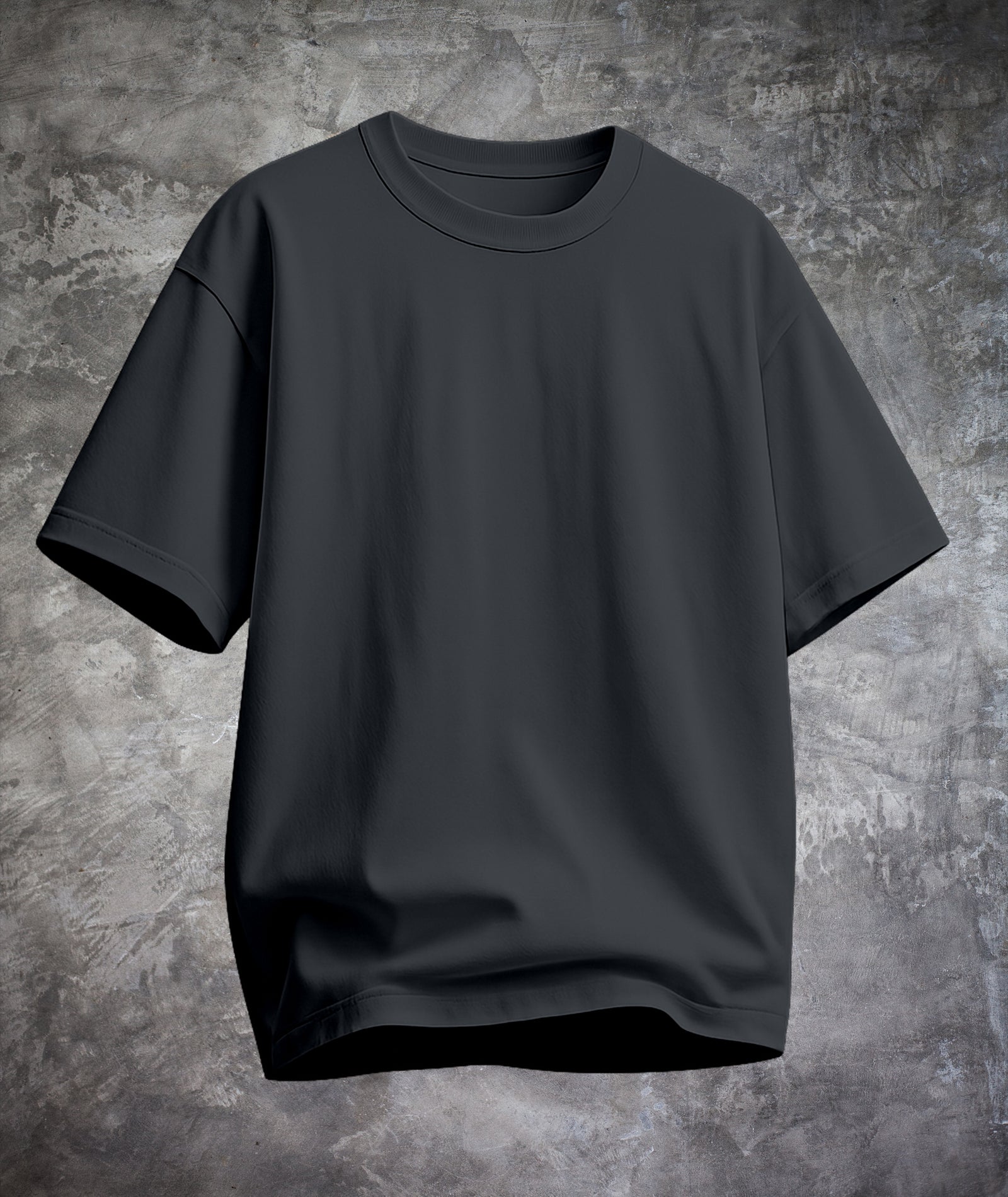 Men's Relaxed Fit Dark Grey Tshirt