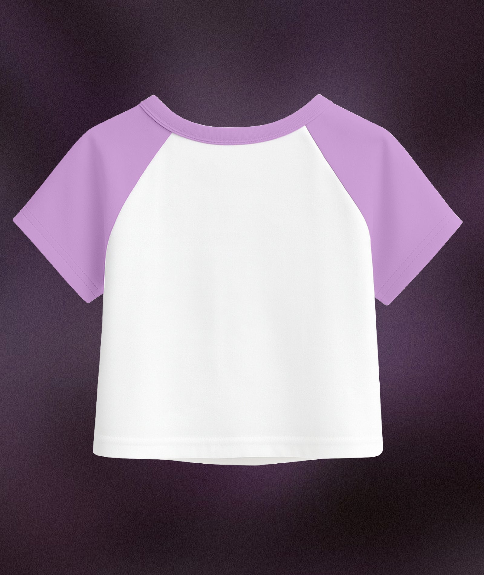Womens Crop Top with Raglan Sleeve