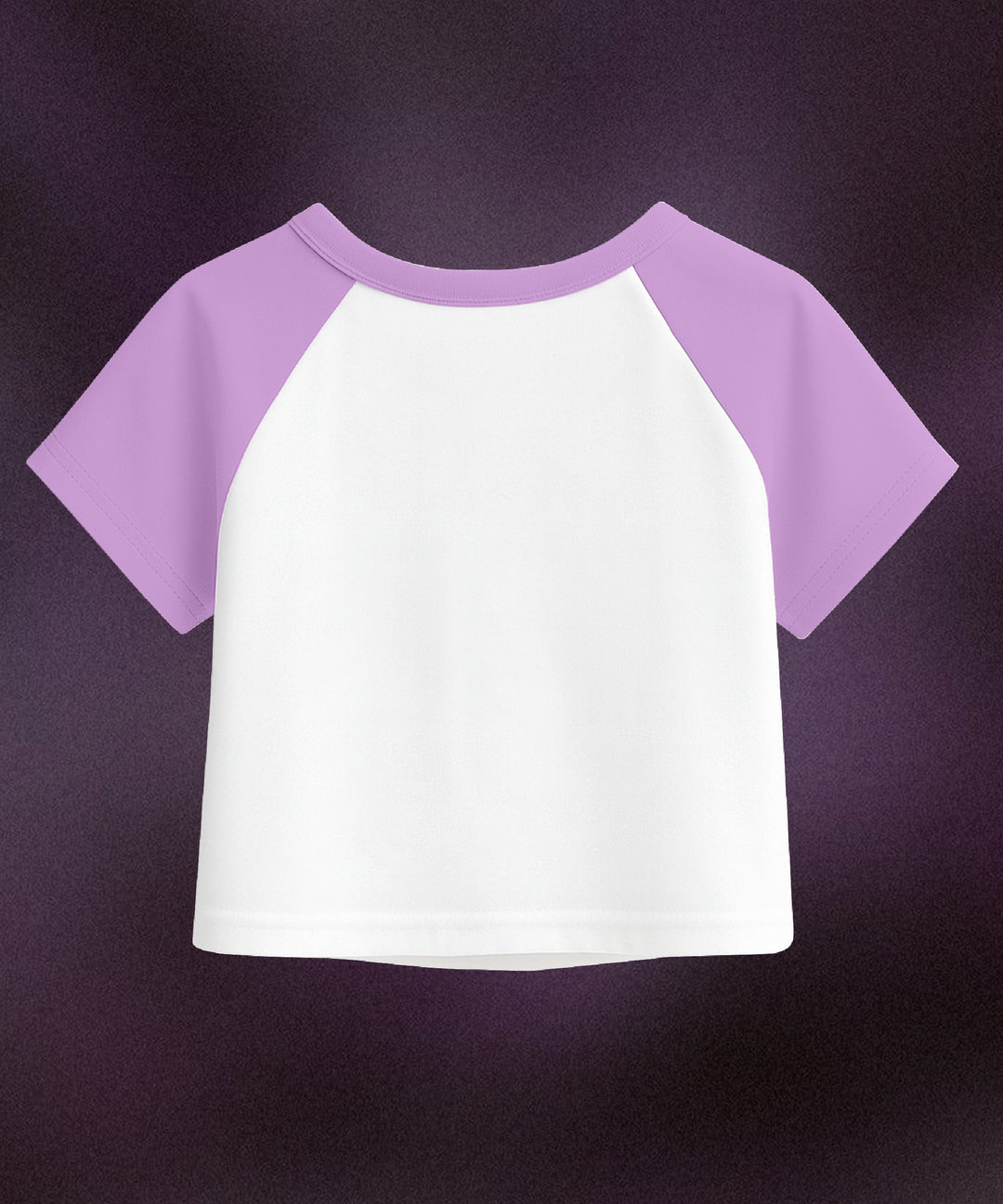 Womens Crop Top with Raglan Sleeve