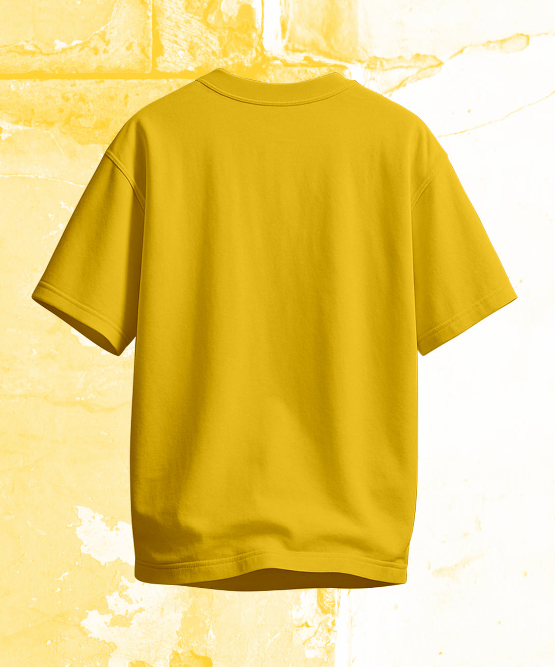 Men's Relaxed Fit Yellow Tshirt