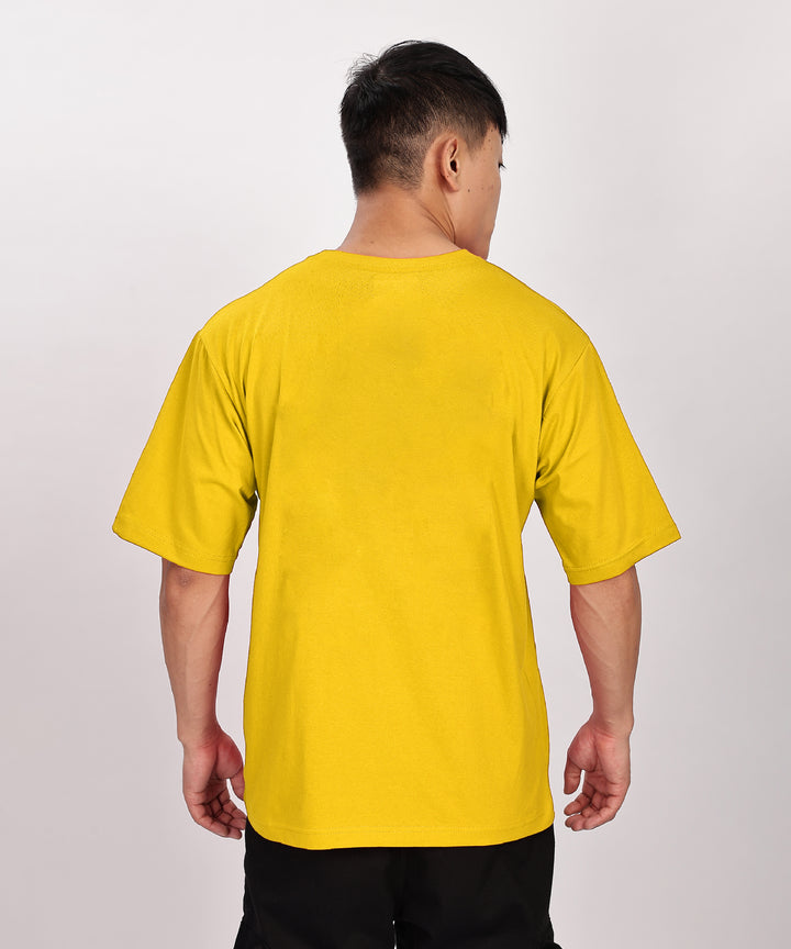 Men's Relaxed Fit Yellow Tshirt