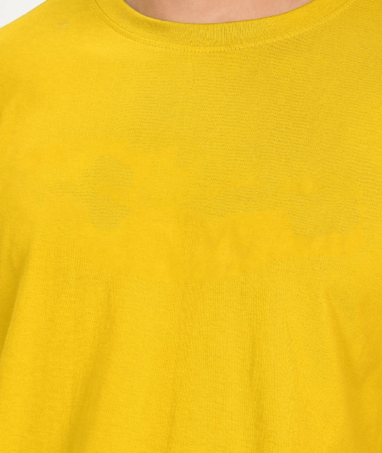 Men's Relaxed Fit Yellow Tshirt