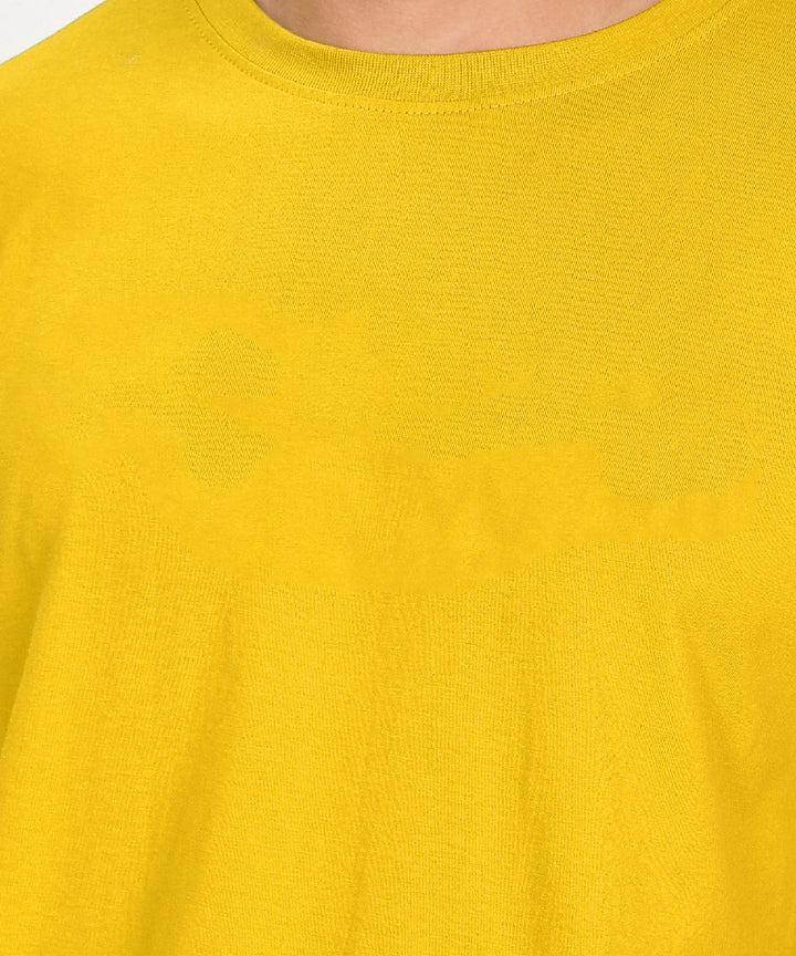 Men's Relaxed Fit Yellow Tshirt
