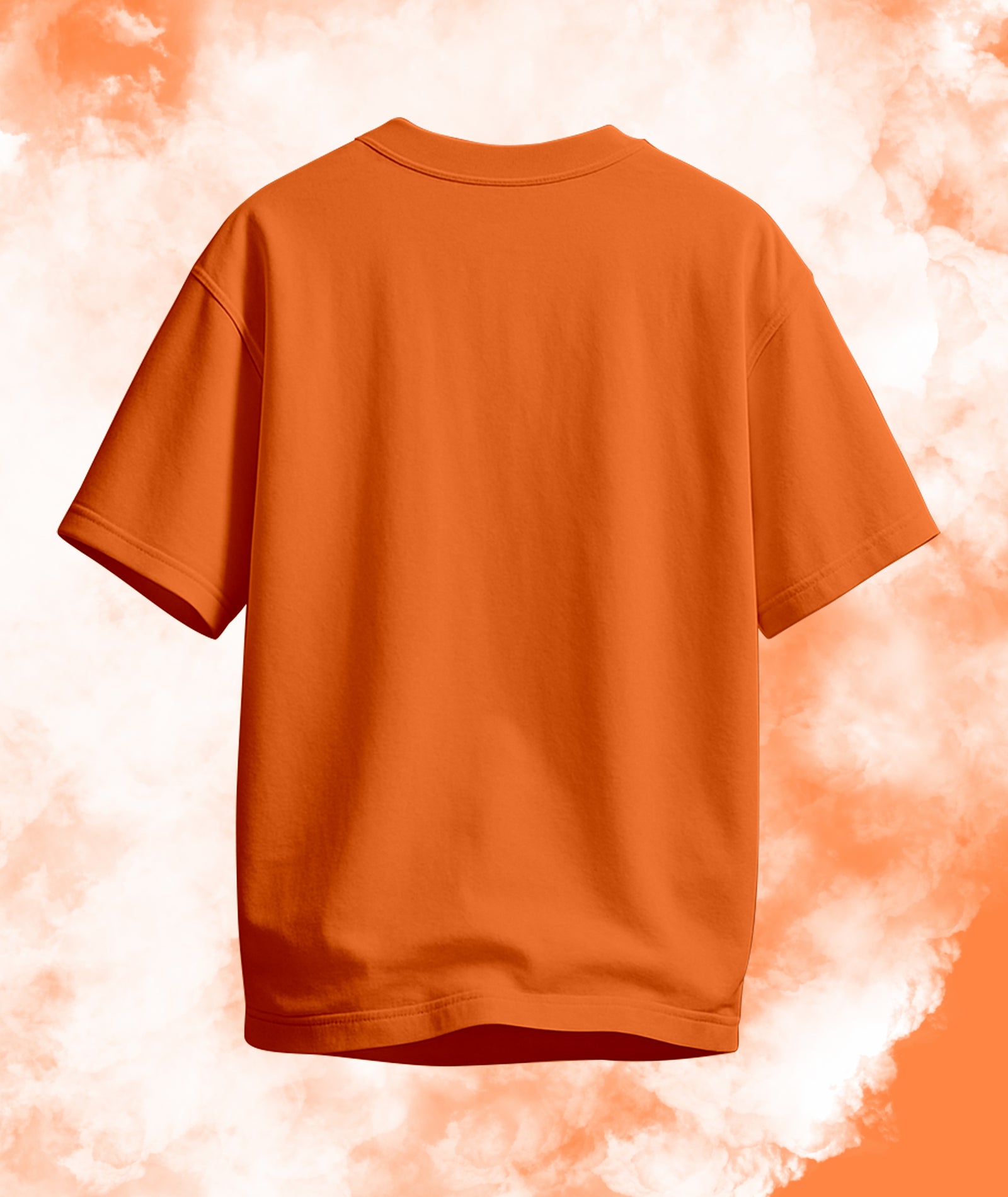 Men's Relaxed Fit Orange Tshirt