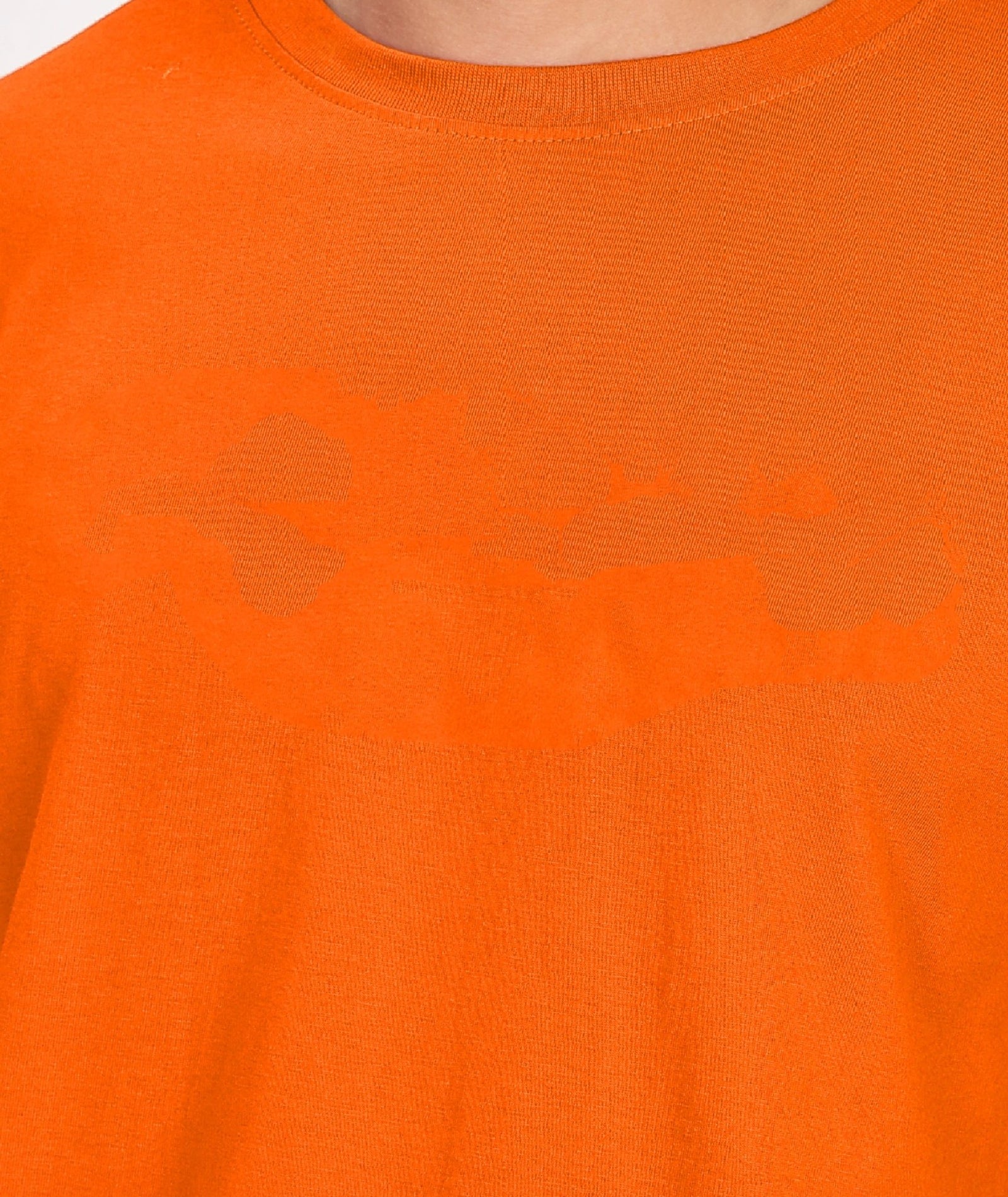 Men's Relaxed Fit Orange Tshirt