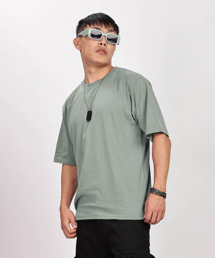 MEN'S RELAXED FIT LIGHT GREY TSHIRT