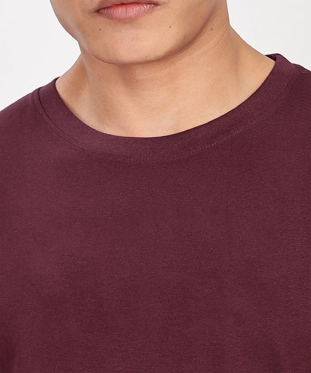 MEN'S RELAXED FIT MAROON TSHIRT