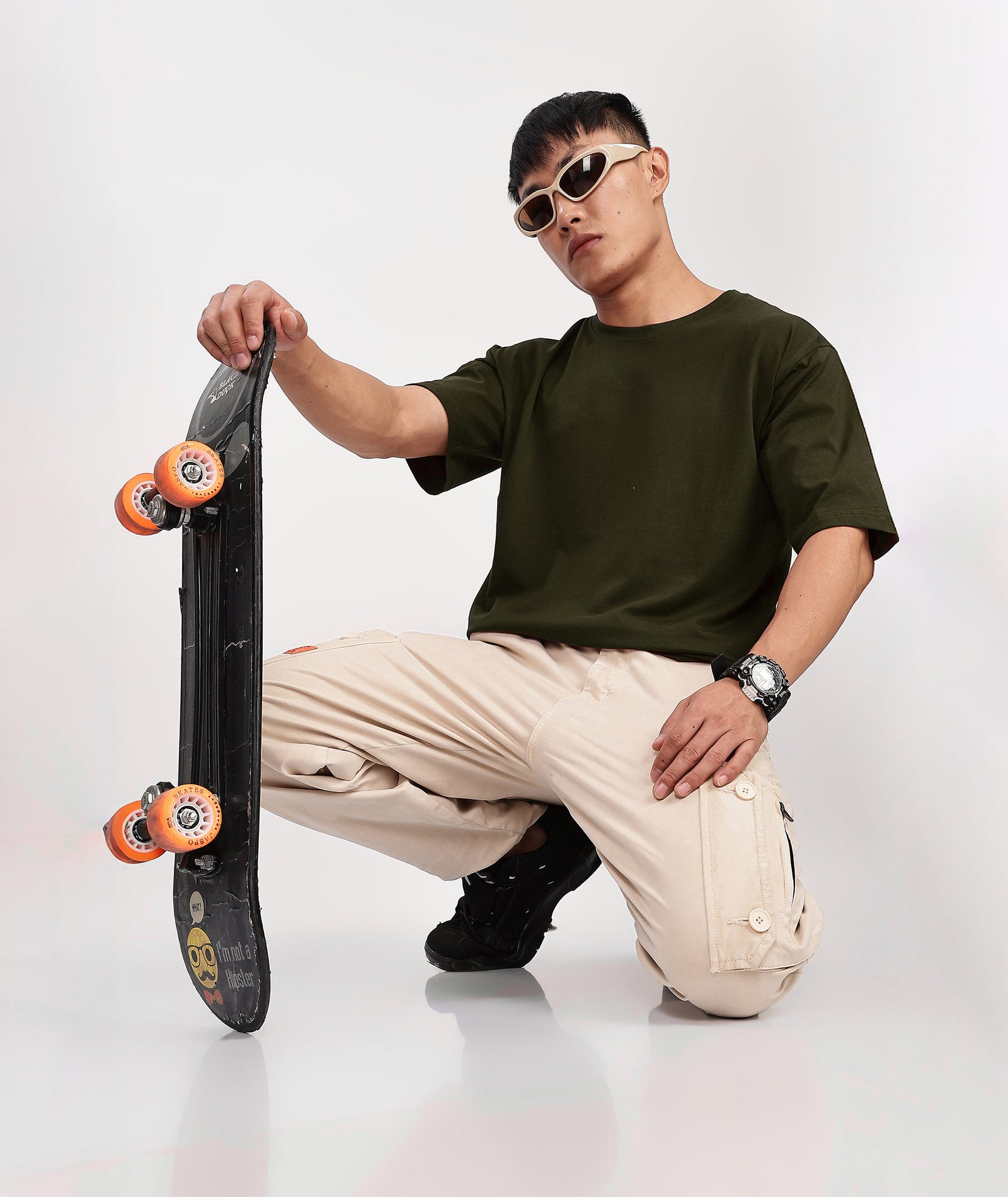 MEN'S RELAXED FIT GREEN TSHIRT