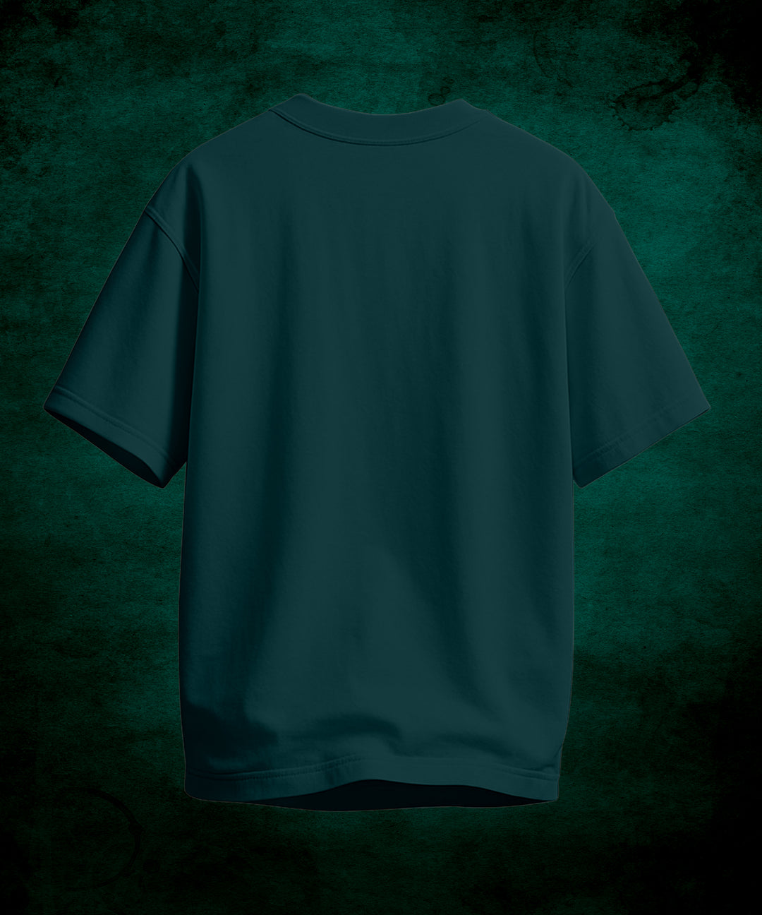 Men's Relaxed Fit Peacock Green Tshirt
