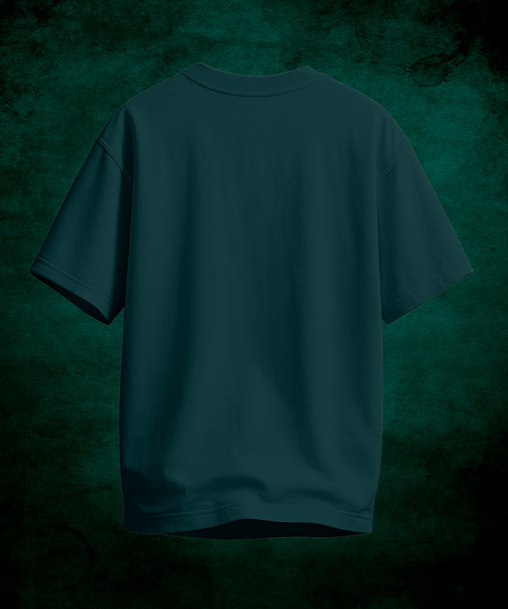 Men's Relaxed Fit Peacock Green Tshirt