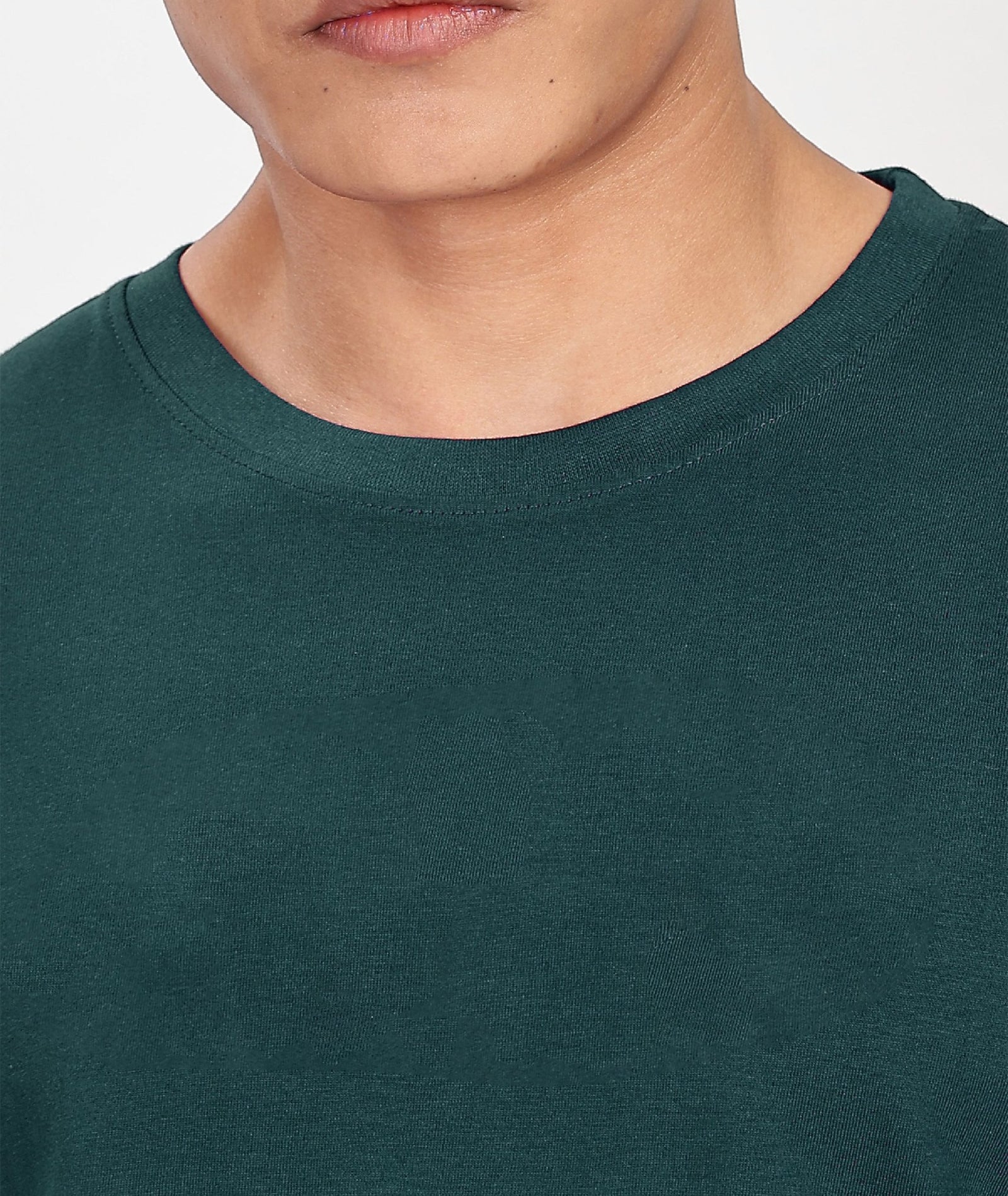 Men's Relaxed Fit Peacock Green Tshirt