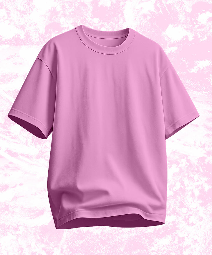 Men's Relaxed Fit Pink Tshirt
