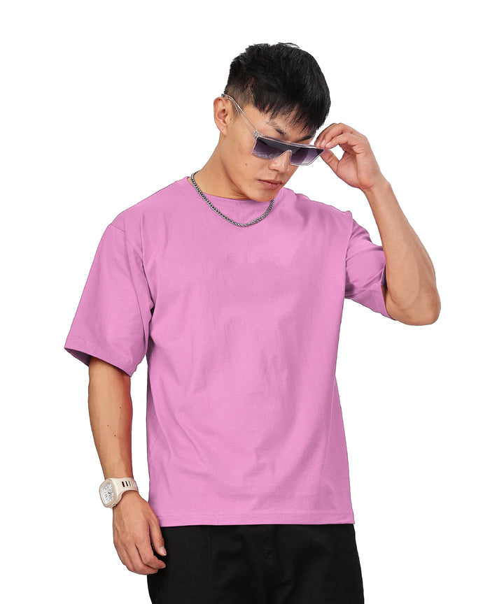 Men's Relaxed Fit Pink Tshirt