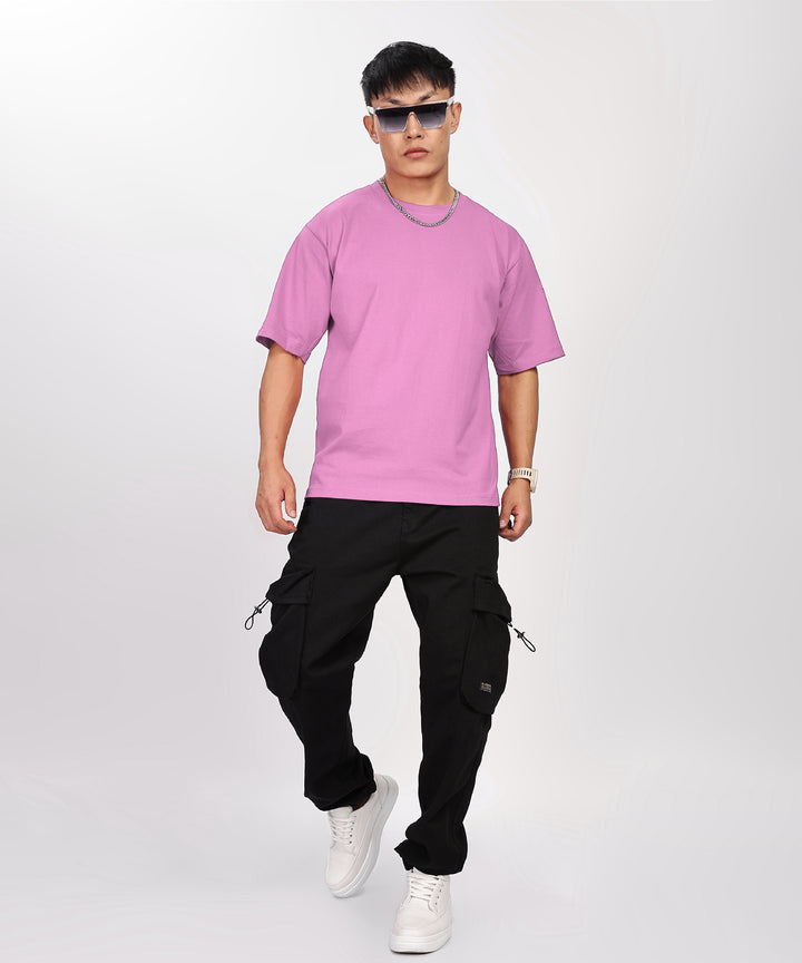 Men's Relaxed Fit Pink Tshirt