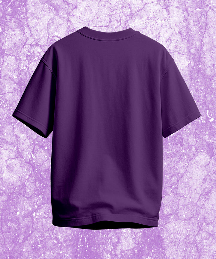 Men's Relaxed Fit Purple Tshirt