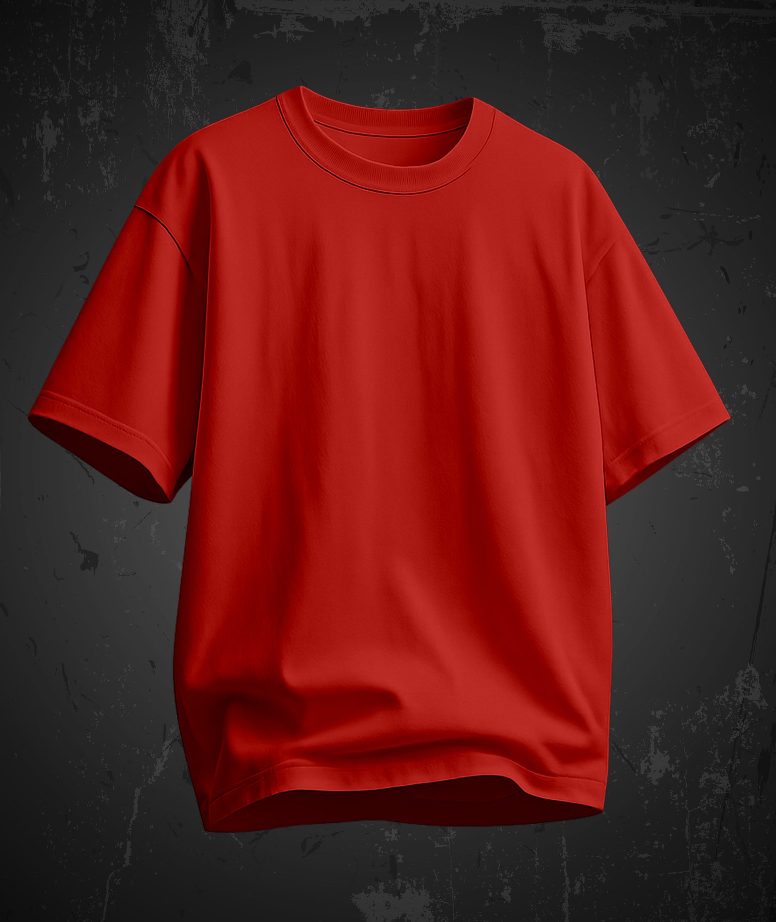MEN'S RELAXED FIT RED TSHIRT