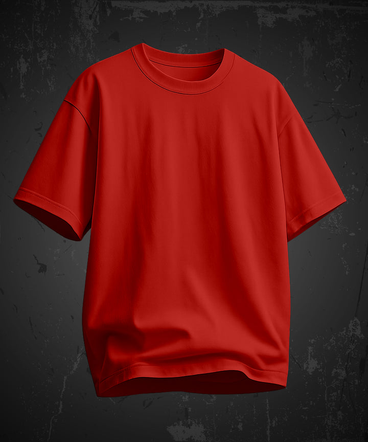 MEN'S RELAXED FIT RED TSHIRT