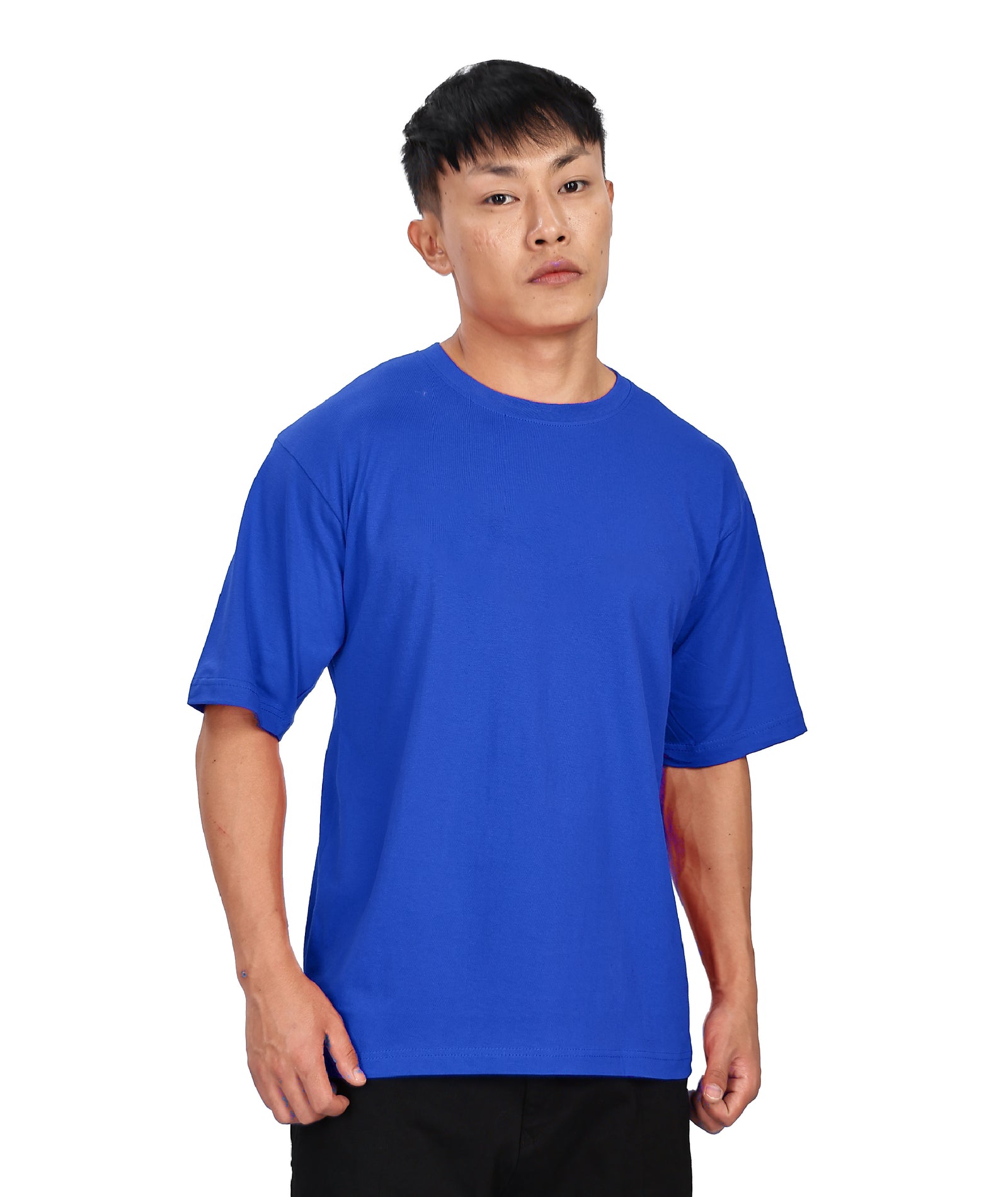 Men's Relaxed Fit Blue Tshirt