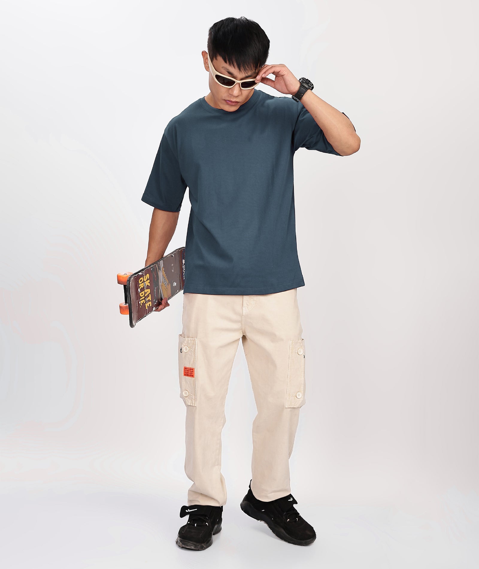 MEN'S RELAXED FIT BLUE TSHIRT