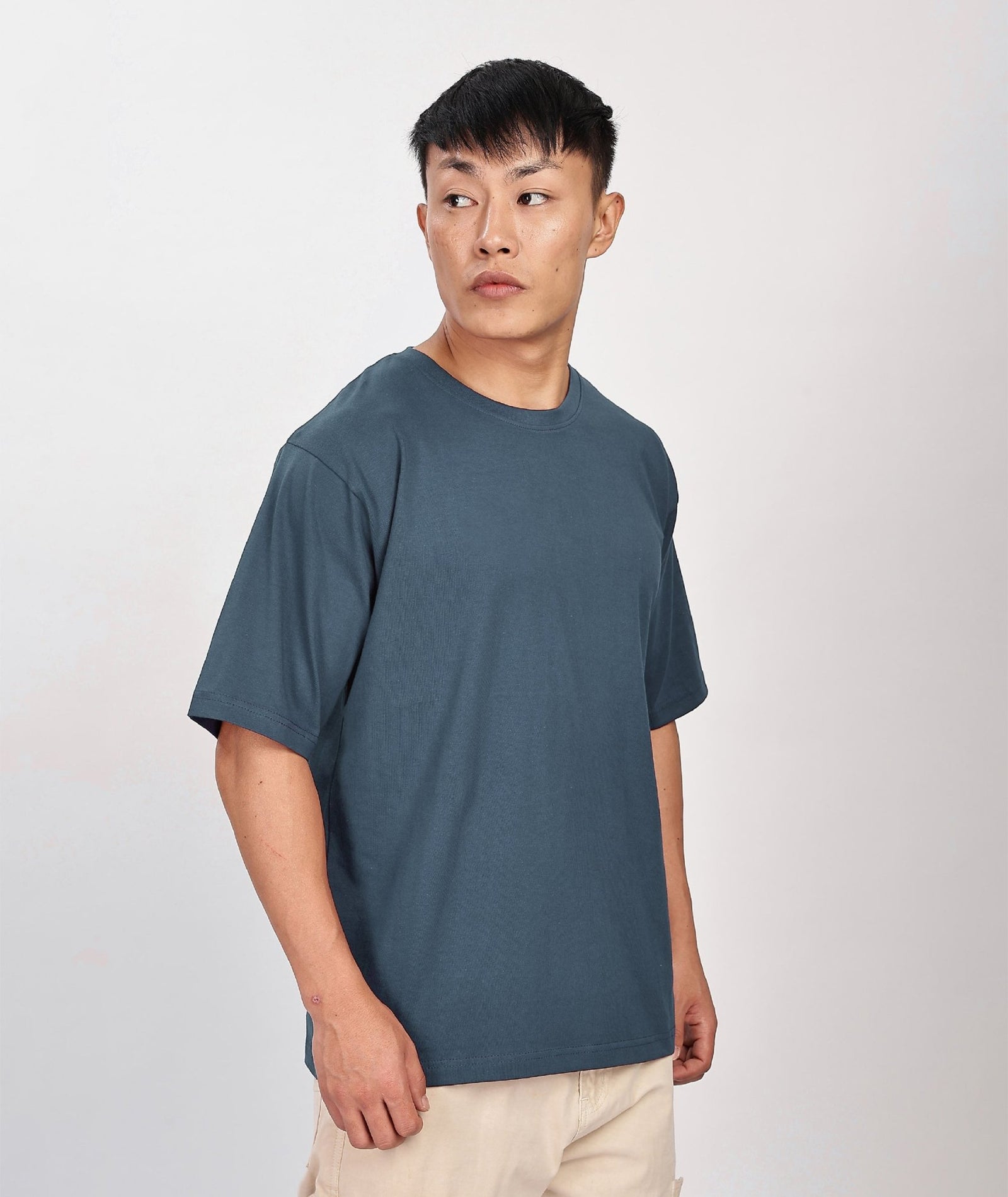 MEN'S RELAXED FIT BLUE TSHIRT