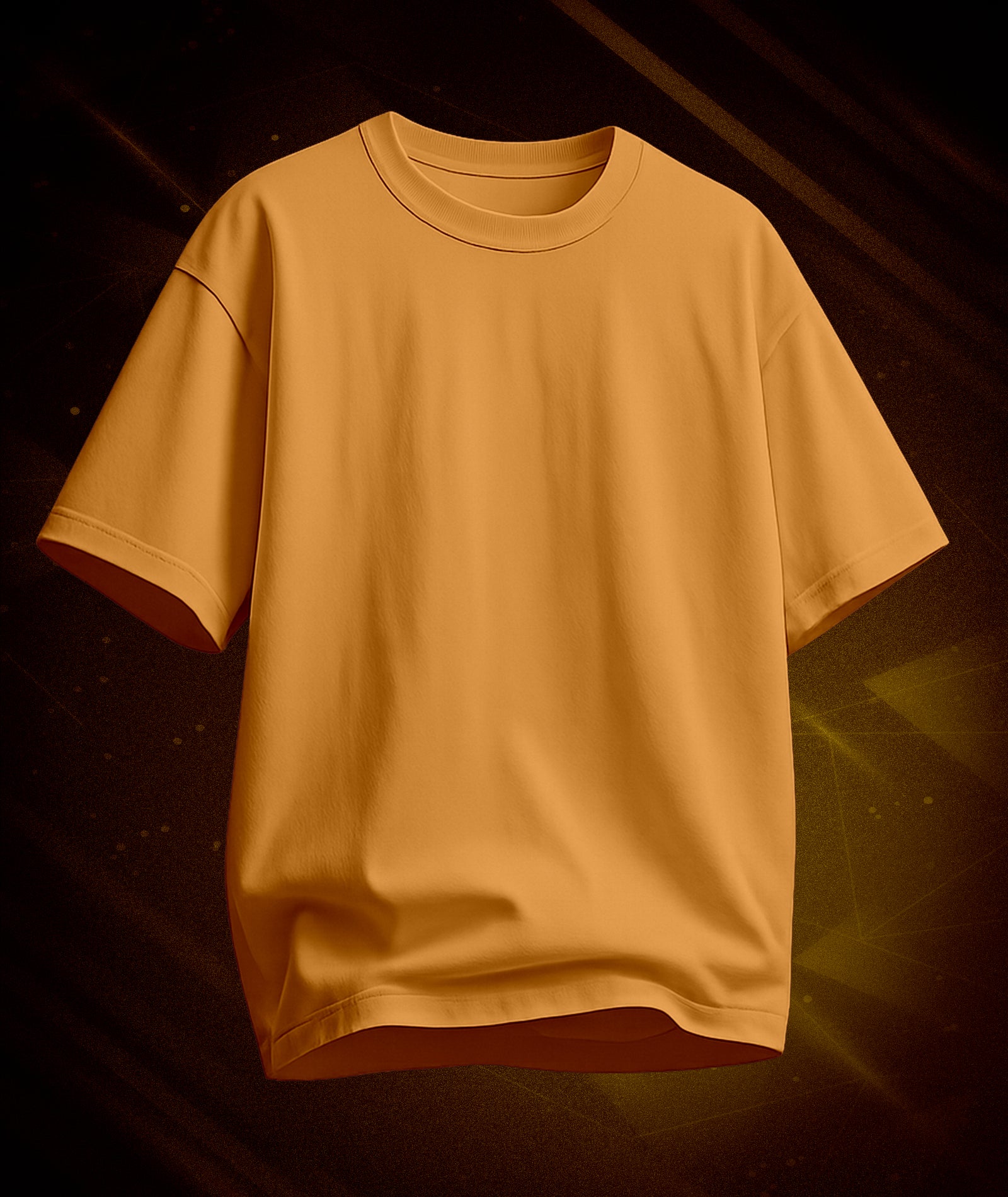 MEN'S RELAXED FIT YELLOW TSHIRT
